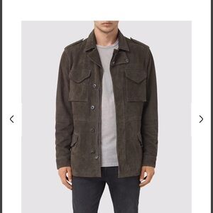 All Saints Brown Military Field Jacket